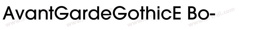 AvantGardeGothicE Bo字体转换